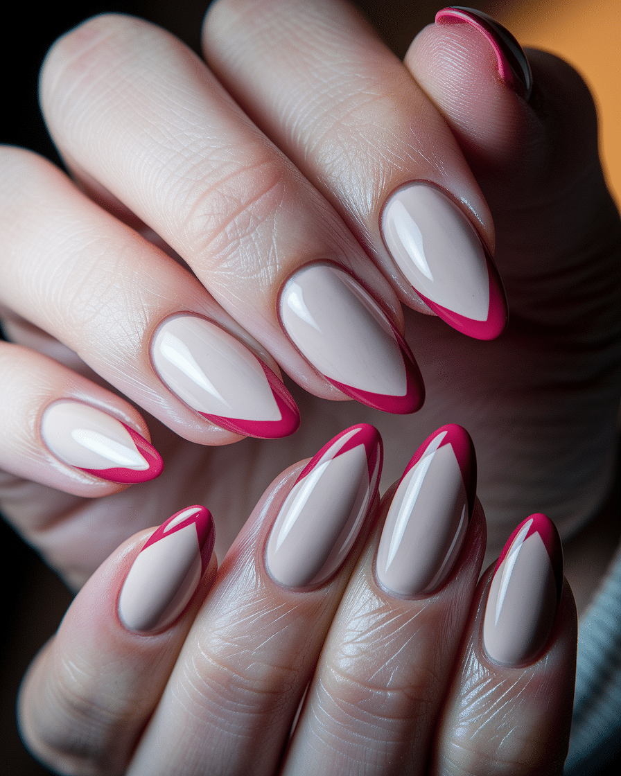 Romantic Red Nail Designs for Every Occasion: Almond French Press-On Ideas You'll Adore