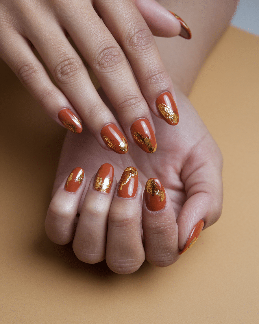 0011_3_a-photo-of-a-hand-with-burnt-orange-nail_Op_hD9F3Sg6cCM9IbWXRAg_pG3hVX1fQeGKzz314NCaaQ Fall in Love with Autumn Nails: The Cozy Season’s Best Beauty Statement