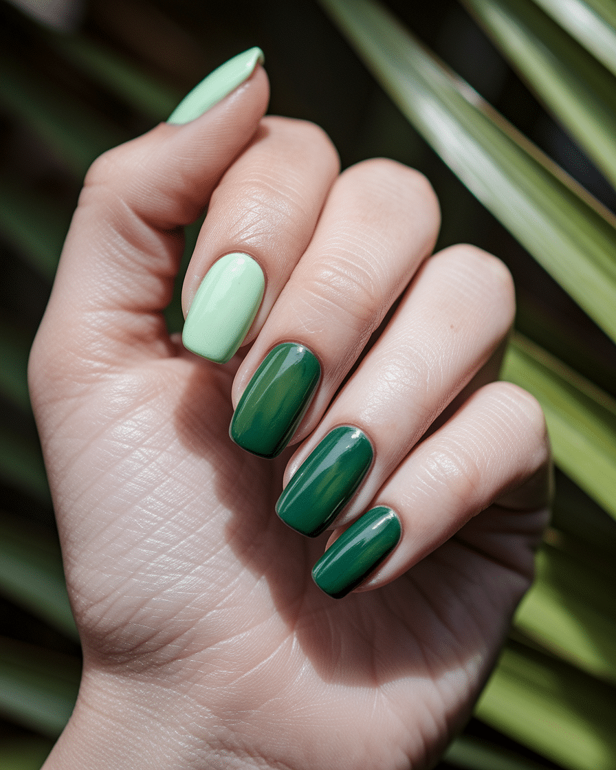 0012_2_a-beautiful-hand-with-nails-painted-in-a_QlpBdbbYT_-NpUNtF5o6Gw_AGQuveUSTLSGC4A02A8HXg Fresh Green Nail Ideas for a Chic Spring and Summer Manicure