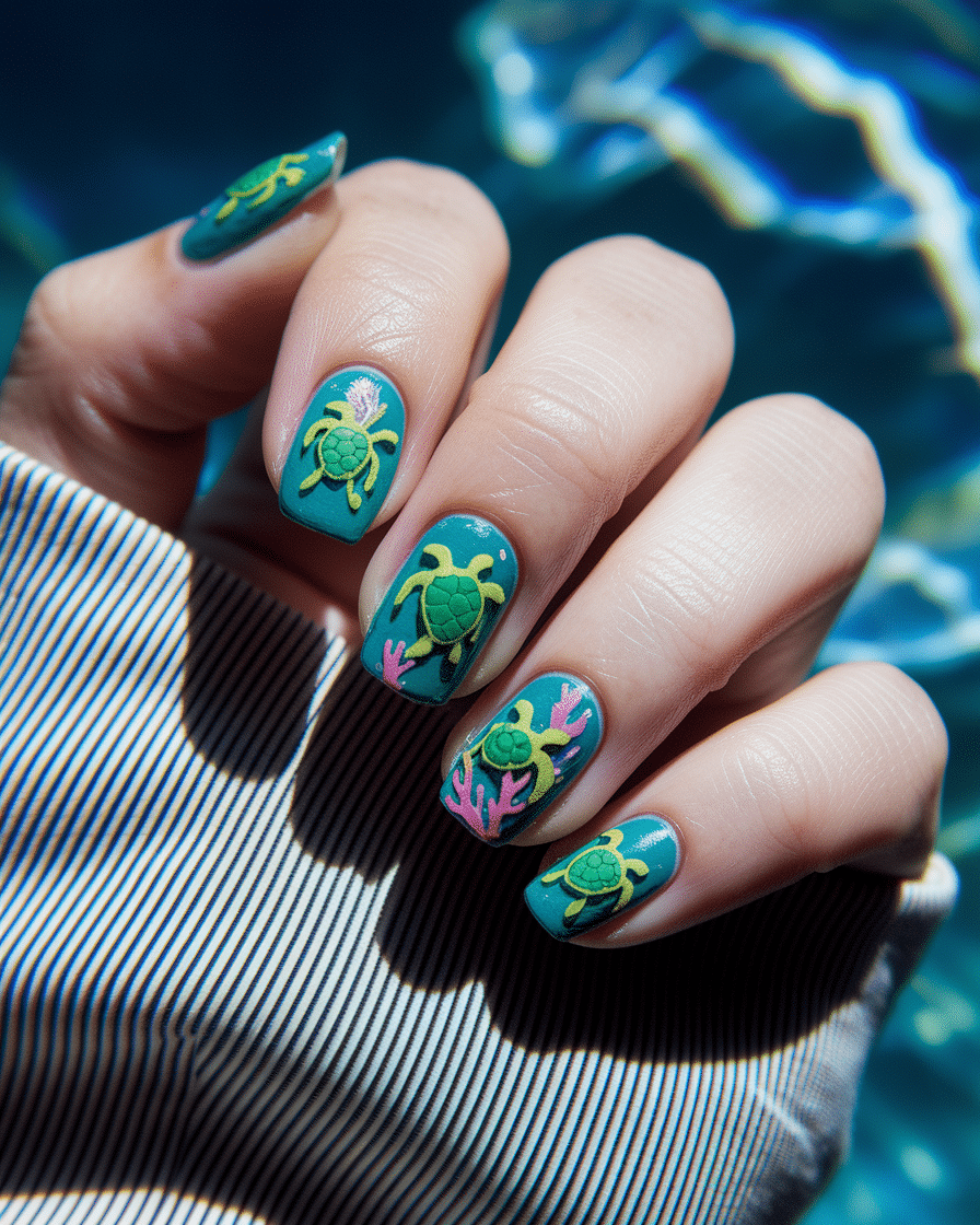0012_2_a-close-up-photograph-captures-the-intri_7ZbBMLg0ST2wDj6TBl20Zw_zDZhWPlwRRaTZazY00YmiQ Embrace the Island Spirit with Tropical Nail Art That Feels Like a Vacation