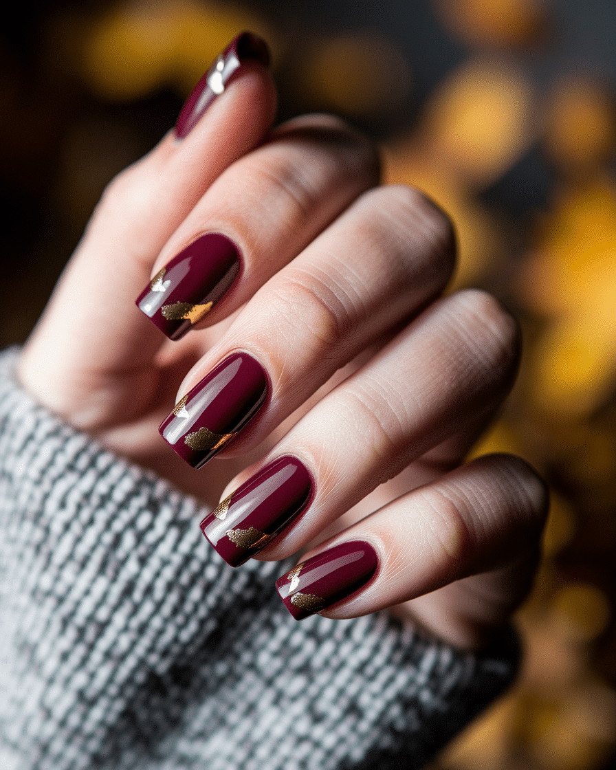 0012_2_a-close-up-photograph-of-a-beautifully-m_Nlua4ThdT-mfd-kKGmIxAA_XkOXdtc9SDepiFt2ElKtiw_cover Winter Nail Colors That Make a Statement: Burgundy and Gold Nails to Warm Up the Season