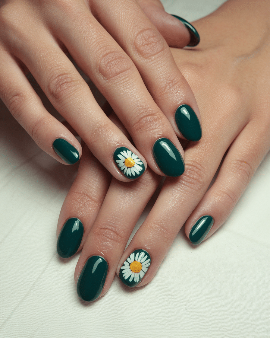 The Blooming Beauty of Daisy Nail Designs