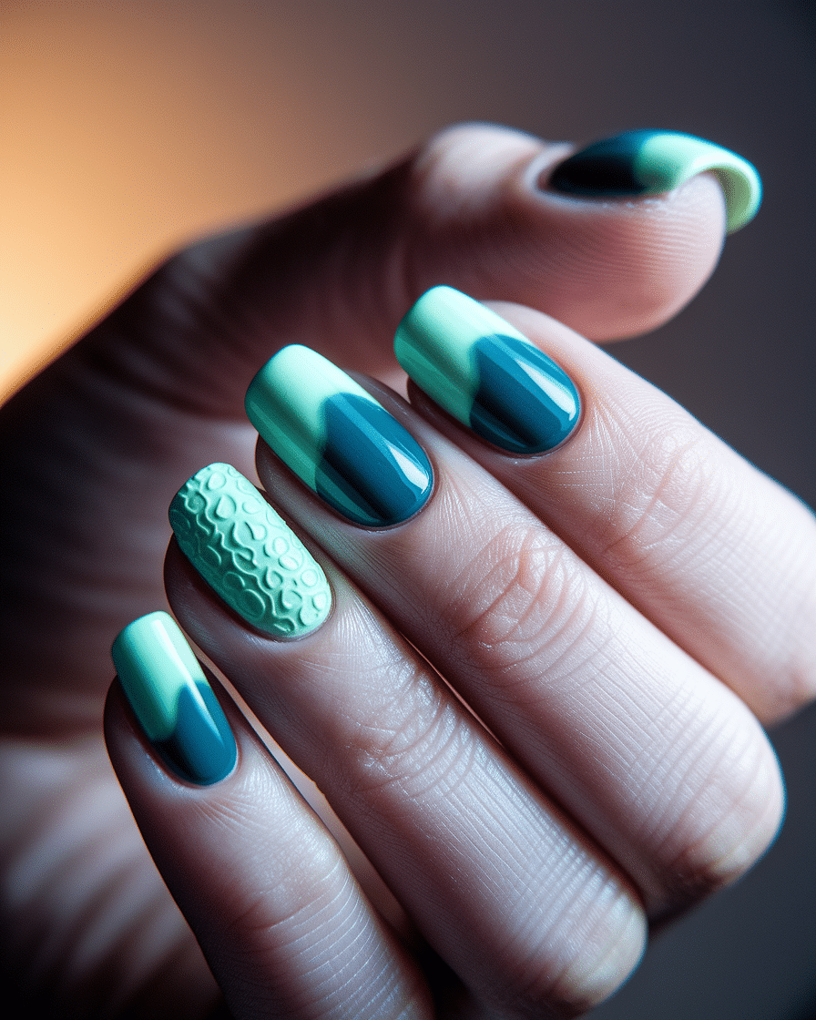 0013_2_a-close-up-photograph-captures-a-hand-wi_7L1XHrlLQ2a2jWyK4KvgEw_RCaToI5-SBGWpvGI6Xc_fw_cover The Timeless Beauty of Mint Green Gradient Nails: A Soft and Sophisticated Trend for All Seasons