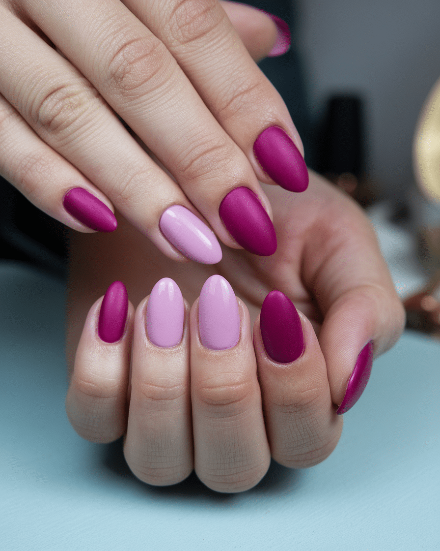 0013_3_a-photo-of-a-hand-with-nails-painted-in-_pJq4SWKZQaas48YUufKang_039zcrfzSIKbX5dRNaKdQg 18 Dreamy Spring Nail Color Ideas to Try in 2025