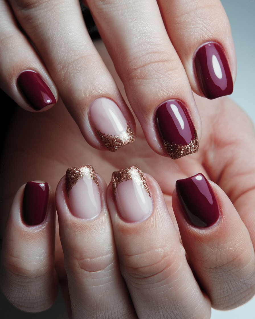 0013_3_a-photo-of-a-manicure-with-a-reverse-fre_tVrr4Q-3RESkpnC7iwbTTQ_w0tiLE-JS7aNhHcEVz43lA_cover The Timeless Elegance of Burgundy and Gold Nails