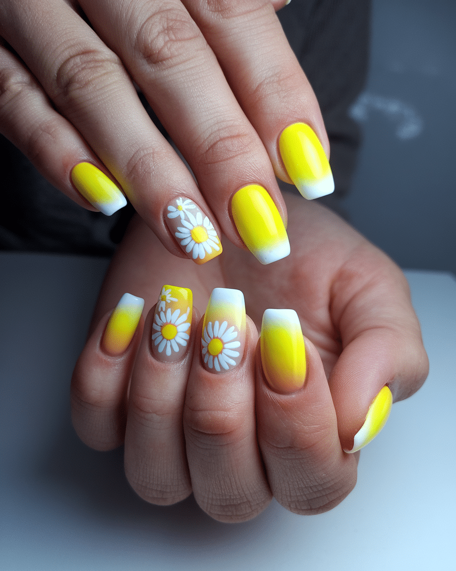The Blooming Beauty of Daisy Nail Designs