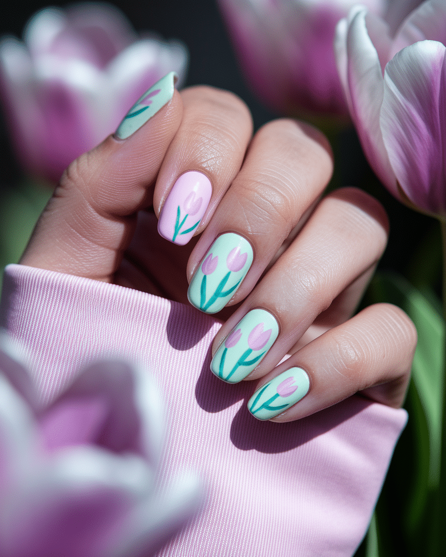 0014_2_a-close-up-photograph-of-a-beautiful-han_R4gtVPefTYO1nCGTkPD3yA_wddpvC8WQq-c_R9dnjIVCA Embracing Floral Nail Trends: How Tulip Nail Designs Are Blossoming in 2025