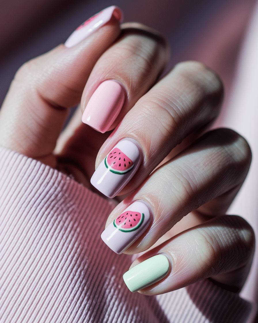 0014_2_a-close-up-photograph-of-a-beautiful-han_X0WkSwxeRqmU-lVRSZVdFA_4xPl7t6yQeSqCqFDPITv9A_cover The Best Short Summer Nail Designs to Try This Season