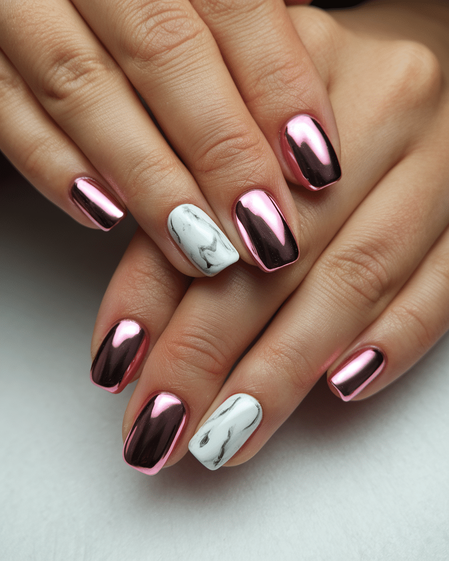 The Rise of Pink Chrome Nails: A Timeless Trend with a Futuristic Twist