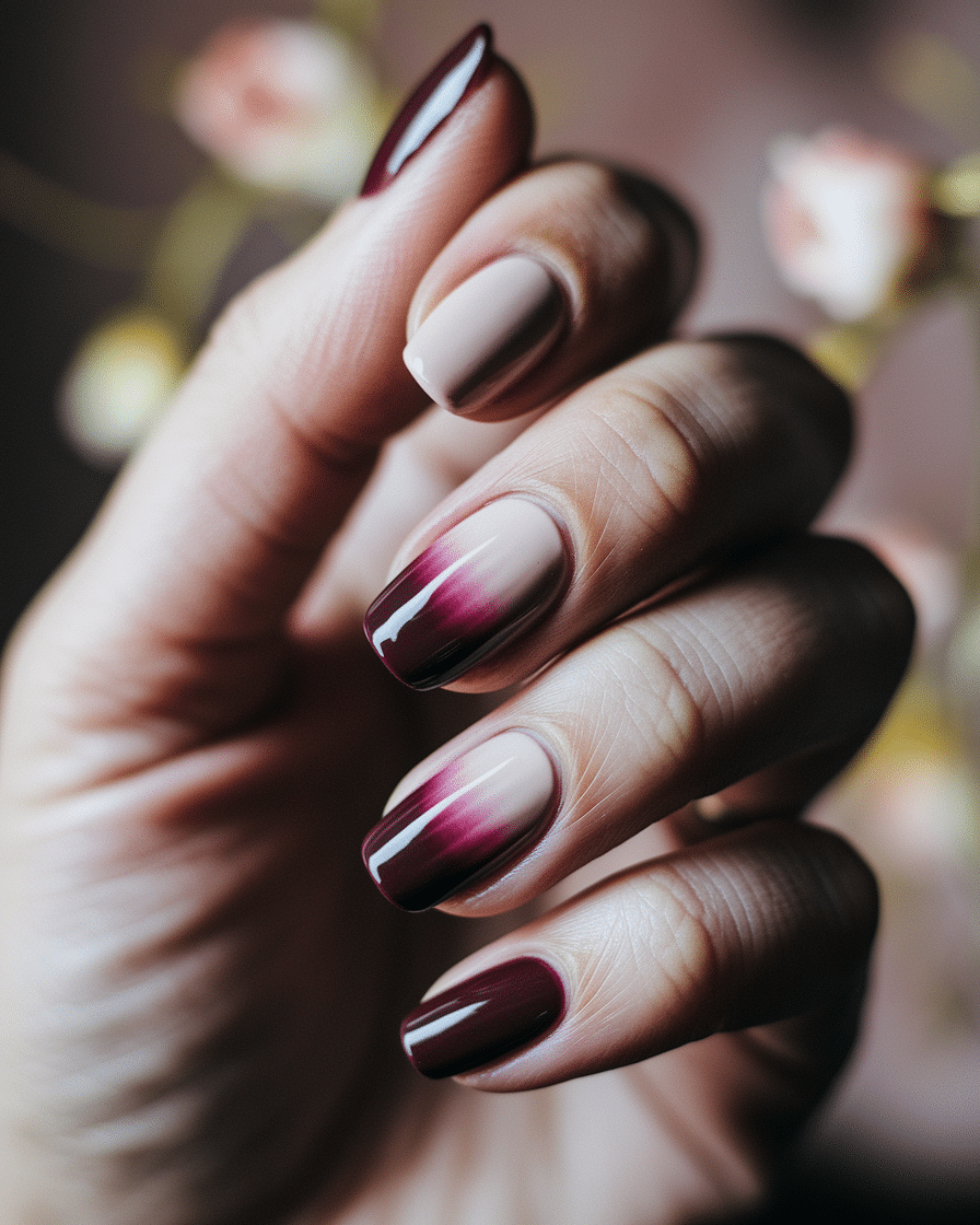 0014_3_a-close-up-photograph-captures-the-intri_kIEnQeRhT8iGg0PB7HYKcQ_o2roBio2TWu0GKQz-FQ4BQ The Allure of Autumn: Why Burgundy Nails Are the Ultimate Fall Statement