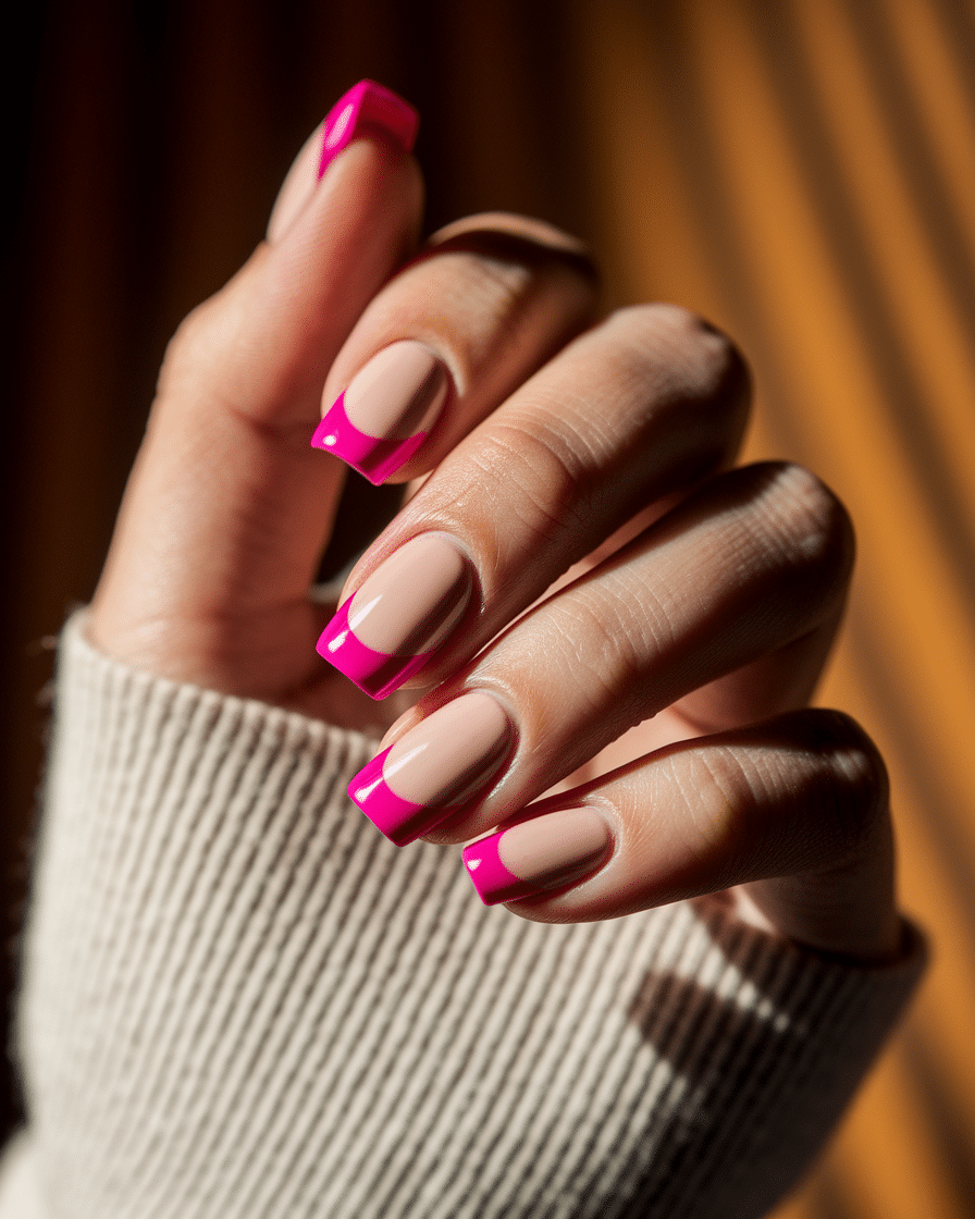 0014_3_in-a-close-up-photograph-a-hand-with-ele_h4hYRlx7Sqe-OvcDzHmMqw_1GLoChMgSpaP8QxCxdnMjA_cover The Ultimate Guide to Rocking Bold and Vibrant Pink Nail Designs