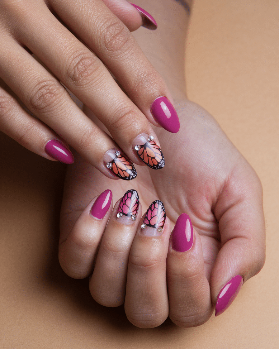 0014_4_a-still-photo-of-a-hand-with-nails-the-n_vGT-AqW0SyixzLBcoB7kUw_8H-pw1E4RUWs9Z_FYwoQdw Embrace the Magic of Spring with Butterfly-Inspired Nail Art