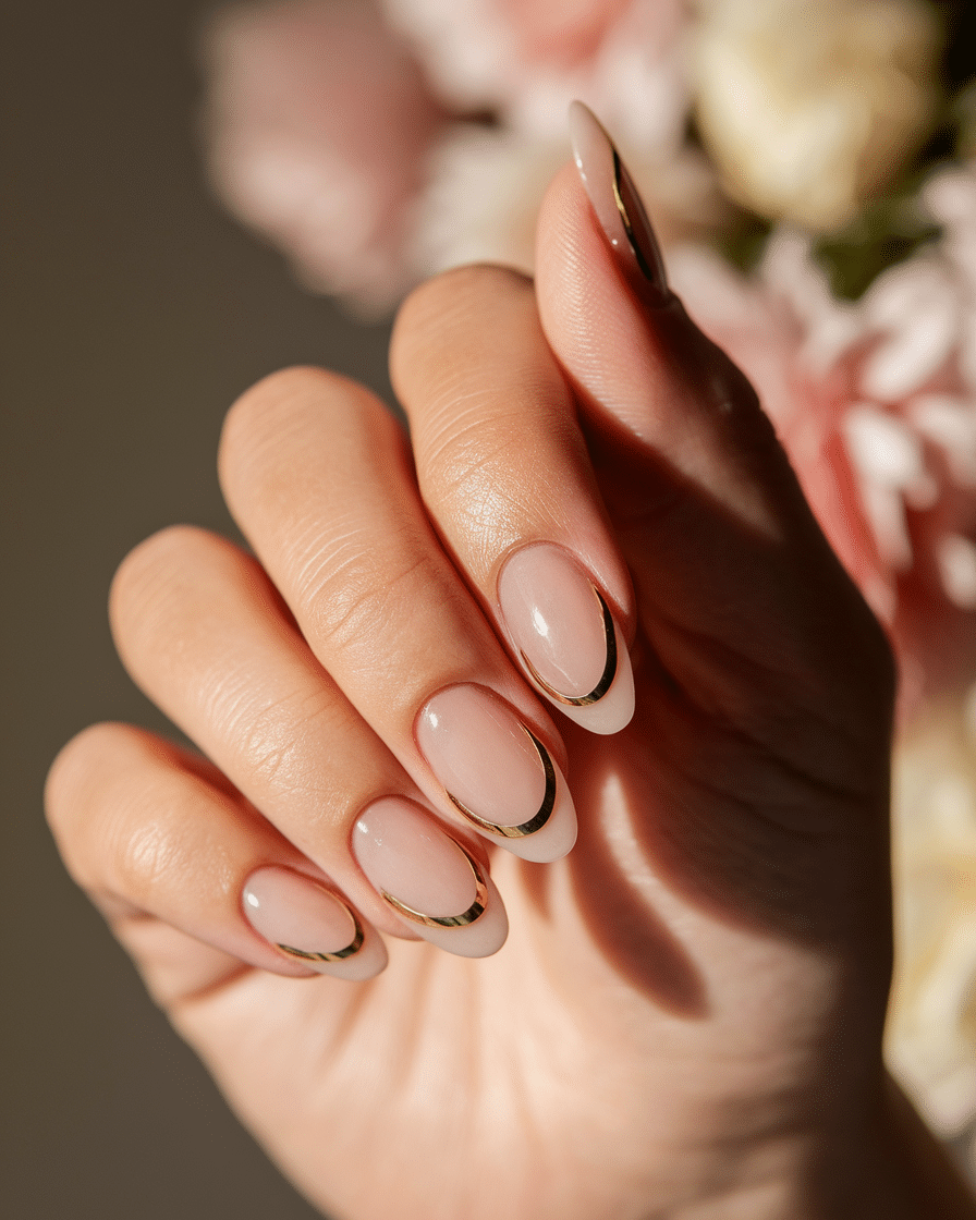 0015_1_a-close-up-photograph-of-a-beautiful-han_-C4uWWUIS3yE7ooN6qqKKA_56a8NSslQRmJQ2fqIBb8CA_cover The Allure of Metallic Elegance: Embracing Gold Chrome Almond Nails