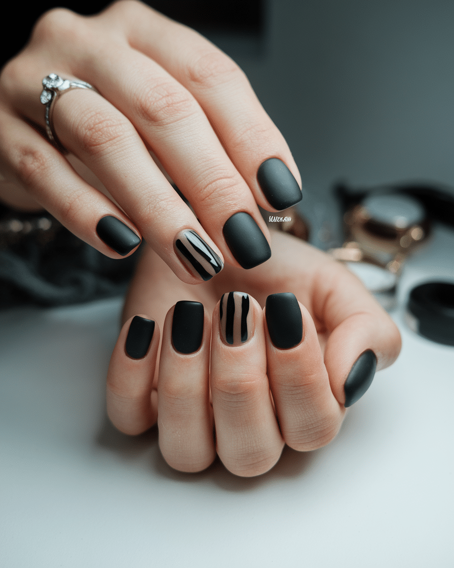 0015_1_a-medium-shot-of-a-hand-with-matte-black_HjrsMZDXTR-y5D2sWilIMQ_YvvfPfcCTlmfX6xukjNwxg Embracing the Matte: A Modern Take on Nail Art and Design