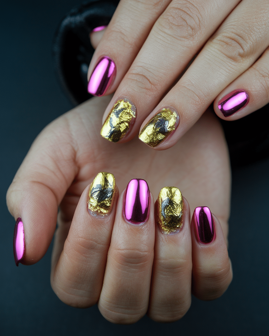 The Rise of Pink Chrome Nails: A Timeless Trend with a Futuristic Twist