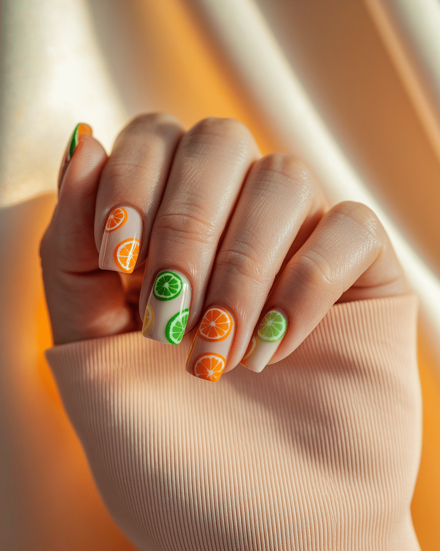 Fresh and Playful Nail Art Ideas Inspired by Fruits