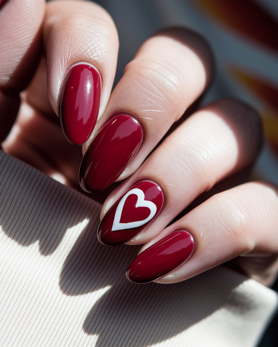 Romantic Red Nail Designs for Every Occasion: Almond French Press-On Ideas You'll Adore