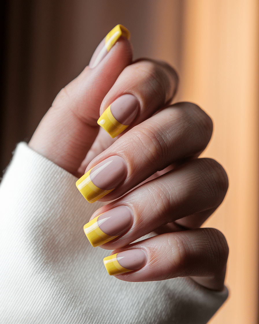 0015_2_a-close-up-photograph-of-a-beautiful-han_VrKOhphpRe2i6nX1lVe8yA_Kk-6l0E2Qf-zDi4P2Sq3UA Bright and Beautiful: Why Yellow Short Nails Are the Ultimate Mood Booster