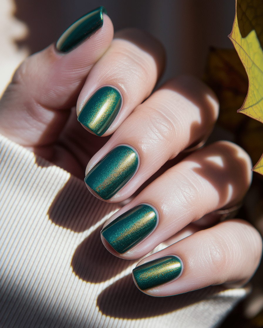 0015_3_a-close-up-photograph-captures-the-delic_teiFilR0Q466kLLvXf8AfQ_flPsRYbEQ3KfRVJ2Nzn8Qg The Allure of Green Cat Eye Nails: A Stunning Choice for Short Almond Styles