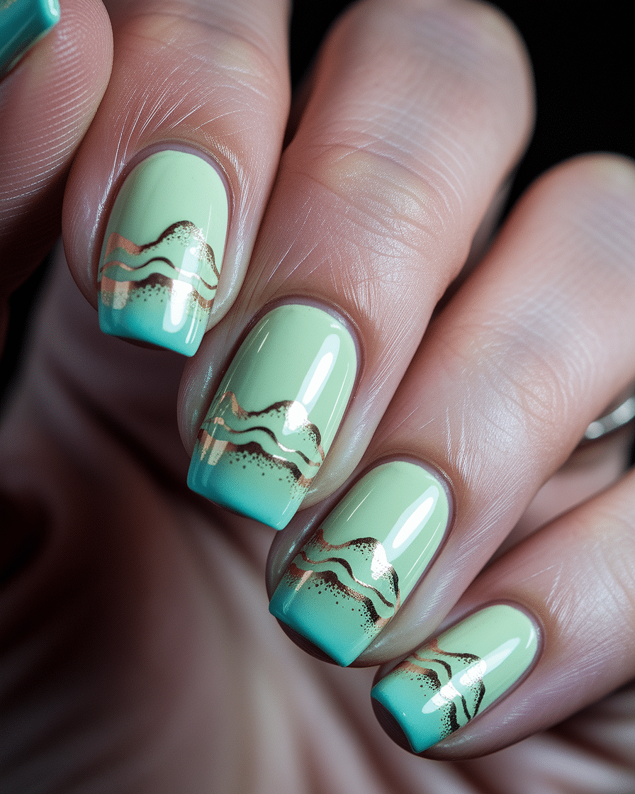 The Timeless Beauty of Mint Green Gradient Nails: A Soft and Sophisticated Trend for All Seasons