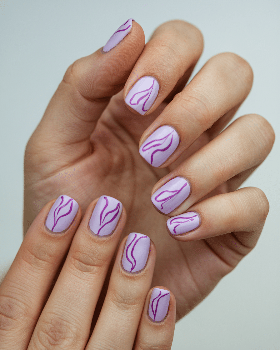 0016_1_a-still-image-of-a-hand-with-nails-paint_BnAM7uM2QzuP3sytkKo27g_LnuNxldOTB2htu6wzNwGaw Blooming Beauty: The Timeless Charm of Purple Floral Nails