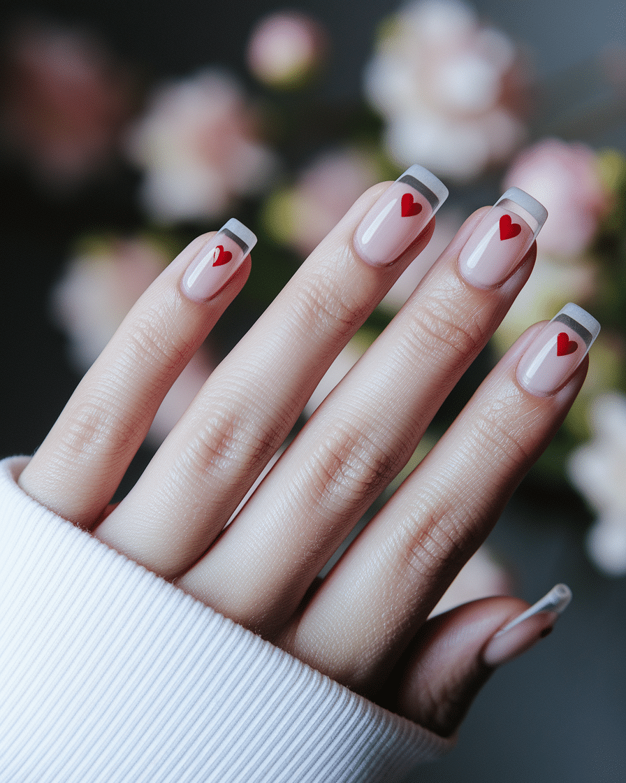 Romantic Red Nail Designs for Every Occasion: Almond French Press-On Ideas You'll Adore