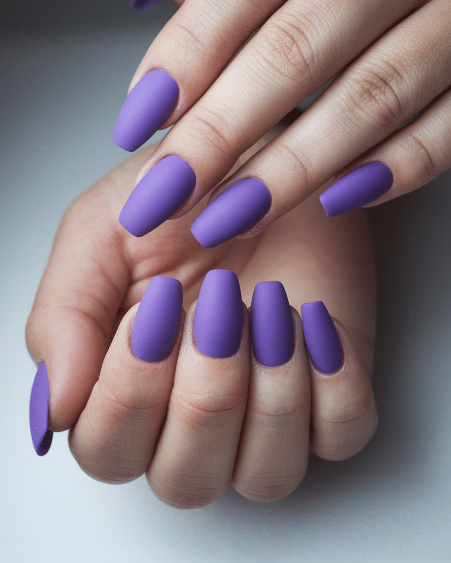 The Allure of Purple Nails for Wedding Days