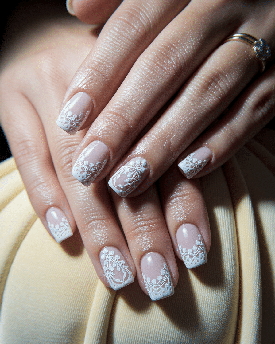 Elegant Gel Nail Designs for the Perfect Wedding Day Look