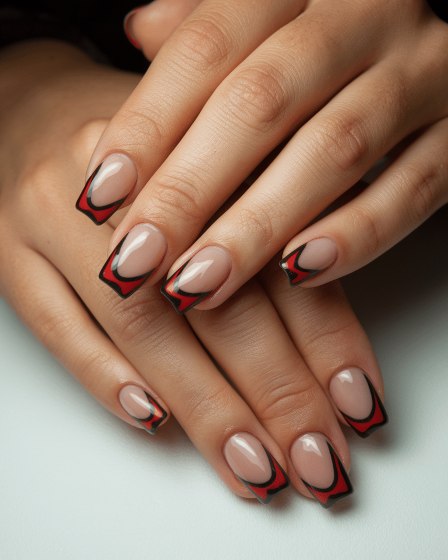 0017_2_a-medium-shot-of-a-woman-s-hand-wearing-_apKuYzQ8SIi_xaUdFpgakQ_W6PoIsYeTZGcZ0CTSC2ETw The Power of Red and Black Nails: Bold, Timeless, and Unapologetically Stylish