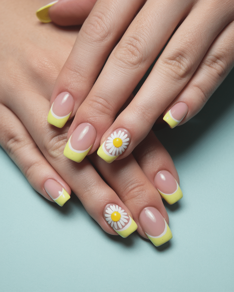 The Blooming Beauty of Daisy Nail Designs