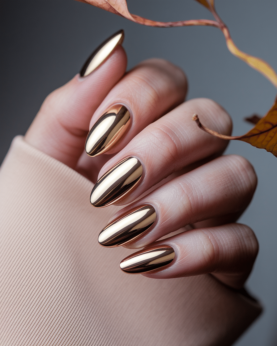 0018_2_a-beautifully-captured-photograph-showca_NozBhajuRc6pGg-Mol-NdQ_9zpnh3yrQT6kseBX5levIg_cover The Allure of Metallic Elegance: Embracing Gold Chrome Almond Nails