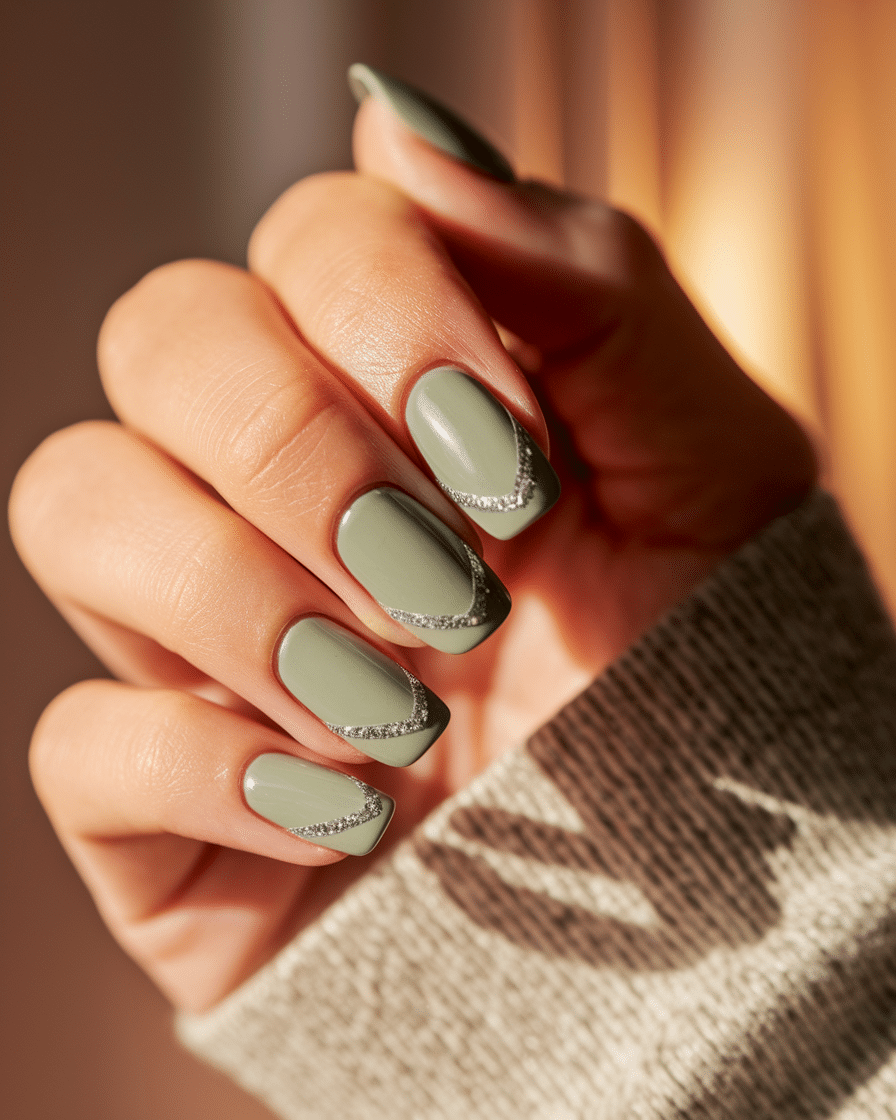 0019_1_a-close-up-photograph-of-a-beautifully-m__kylY8SyR-G6hDO8R-MwYw_IbCruv3aS_-RhwlUyXIGvA_cover Elegant and Earthy: The Rise of Soft Green French Nails with Glitter Accents in 2025