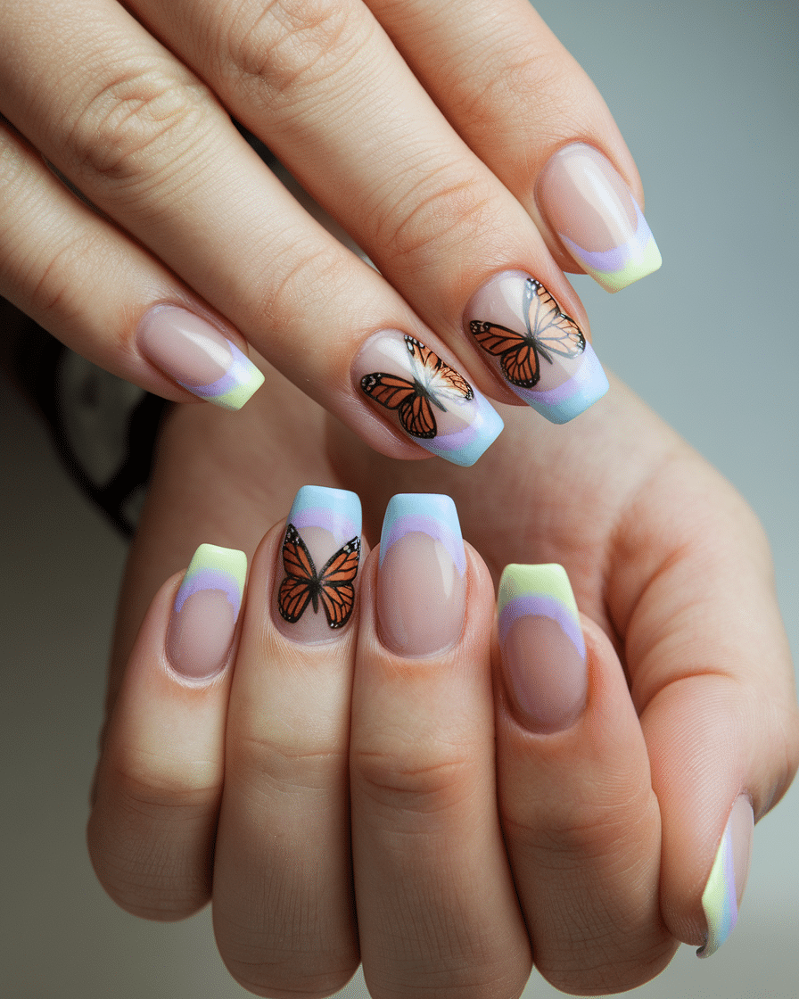Embrace the Magic of Spring with Butterfly-Inspired Nail Art