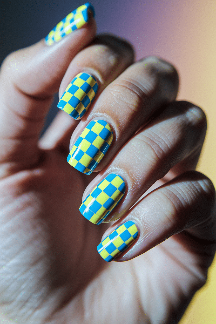 0001_2_a-close-up-photograph-captures-a-hand-wi_WfIq8Q45SB2awGMTvz888Q_ZMrpKMmdRkyzvehYfD-GOg_cover Bright and Refreshing Nail Art Ideas with Blue and Yellow Tones