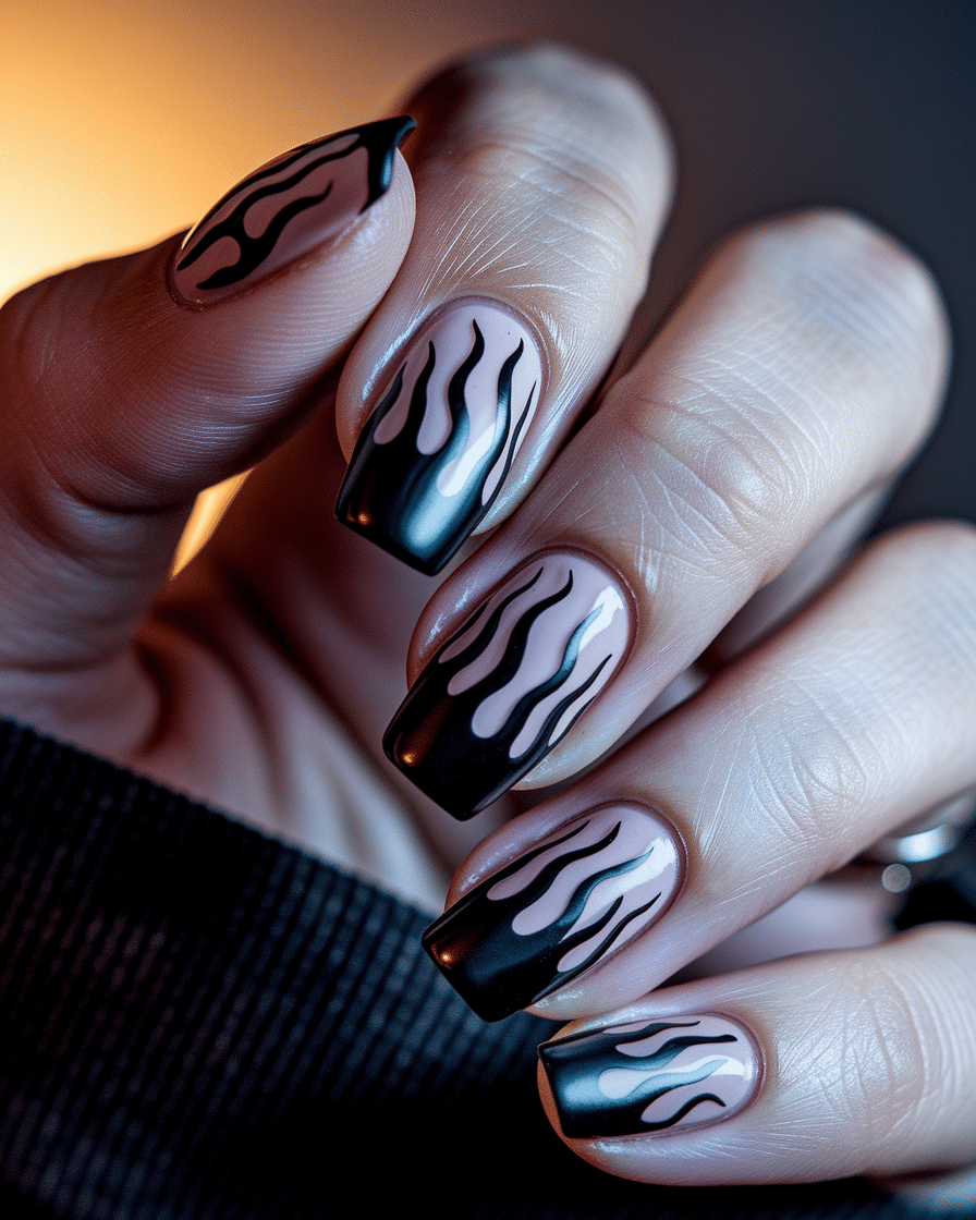 0001_2_a-close-up-photograph-captures-the-intri_CuooQIh2TtiitmhwgheDqw_tnJkxG8sSxuVKIp9N2PW9A Elegant and Bold: How to Rock Black Nail Art on Short Nails