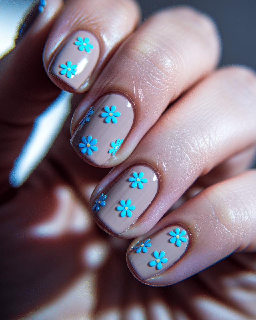 0001_2_a-close-up-photograph-captures-the-intri_sGr5krQNS-2i2ThVhhnUDw_89mkQtKwT4KY3OBYmA1Uow Discover the Beauty of Blue Flower Nail Designs with a Minimalist Twist
