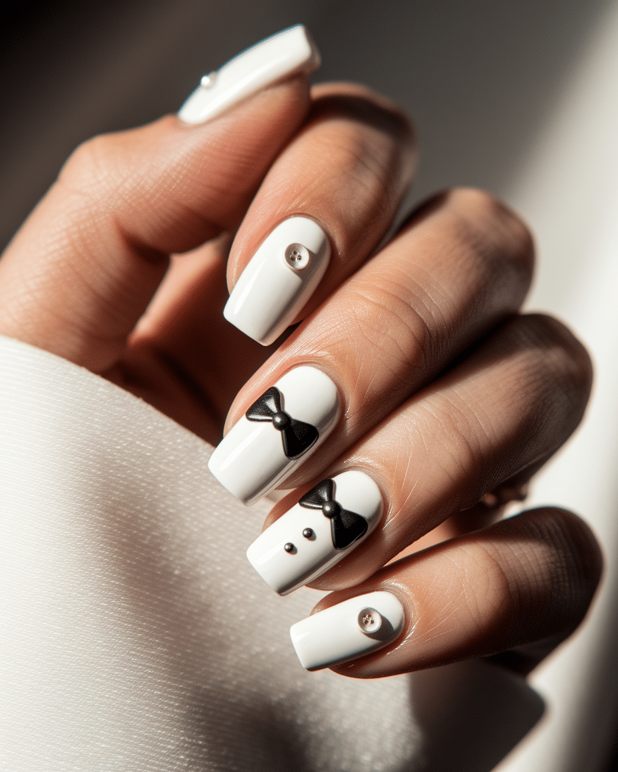 0001_3_a-close-up-photograph-captures-the-intri_fLAdJKmlRjOzBUVTMunLWQ_qC0hU-EzTHG1t2K_M0dtpQ Elegant Nail Design Ideas with Timeless Black and White Styles