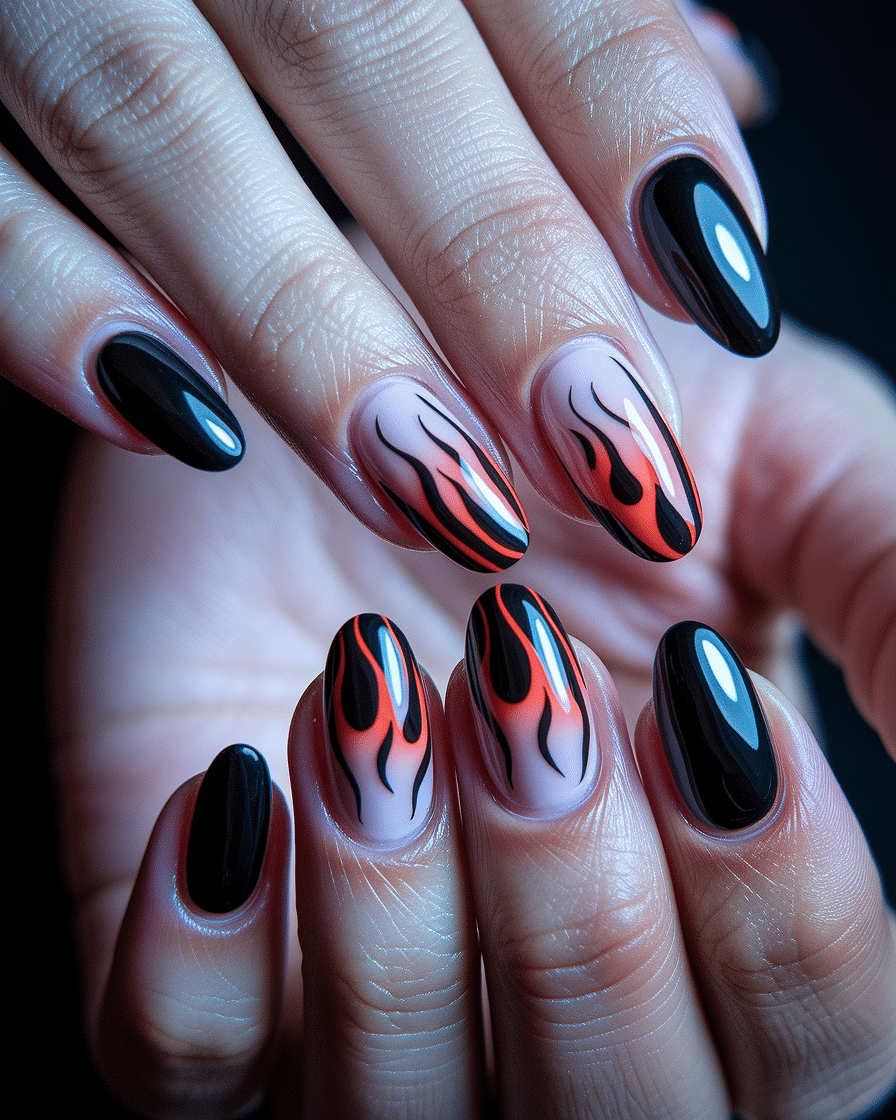 0001_3_a-close-up-photograph-captures-the-intri_vdCoyJsnR5Svytu61T9Bjg_tnJkxG8sSxuVKIp9N2PW9A Elegant and Bold: How to Rock Black Nail Art on Short Nails