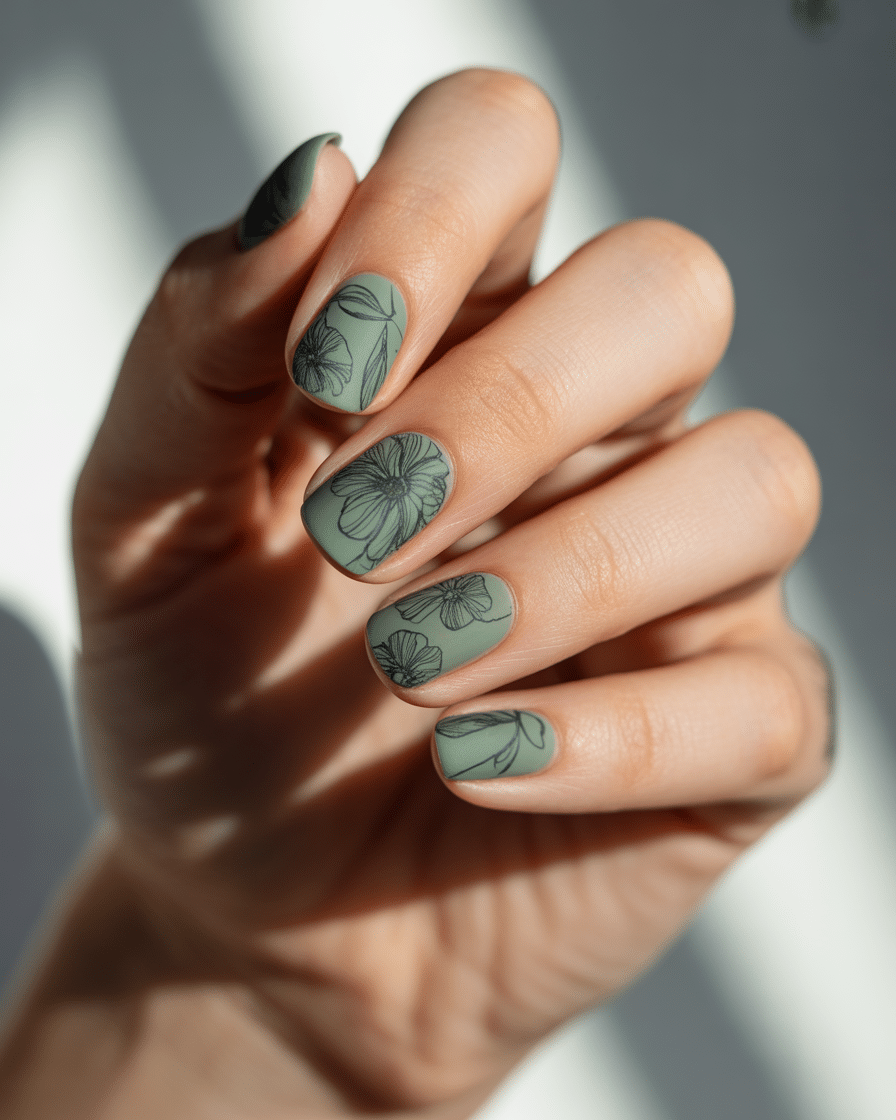 0002_1_a-close-up-studio-photograph-captures-a-_aqg4M9IBSU6b_Y-kzsKGfQ_9jqN0dTAQe-CGw-D6K2j8A_cover Embracing Natural Elegance: The Rise of Matte Green and Floral Nail Designs in 2025