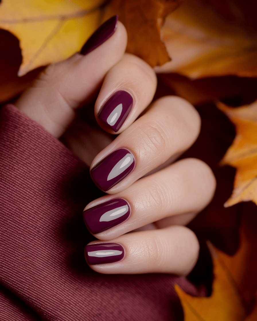 0002_1_close-up-of-a-hand-with-short-glossy-plu_FIz6i7Z2Tc21AVGOOvrWFw_kQwVzBeEQfWZWUB5ruKOwA Elegant Nail Ideas for Short Nails That Never Go Out of Style