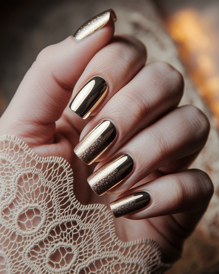 0002_2_a-close-up-photograph-captures-a-stunnin_9pTyHZ_4Re2cTnd78H8DKA_-KeiAM9NRvqqYMa3dqH8KQ_cover Stunning Nail Designs with Gold Chrome and Almond Shapes