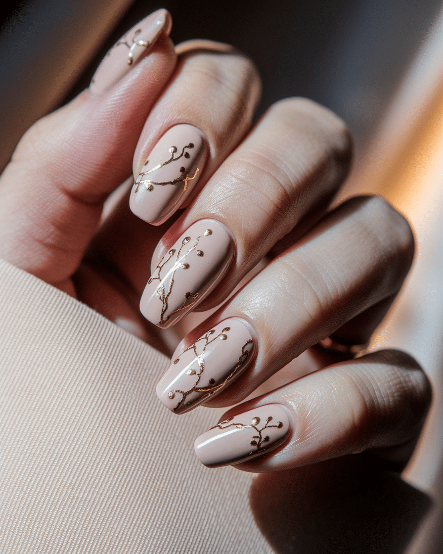 0002_2_a-close-up-photograph-of-a-beautiful-han_CumaQaLhTaWCWHHs9ggsiw_7qTb1OY9SYGSCat4Oy6P0g_cover The Timeless Allure of Golden Floral Nail Art