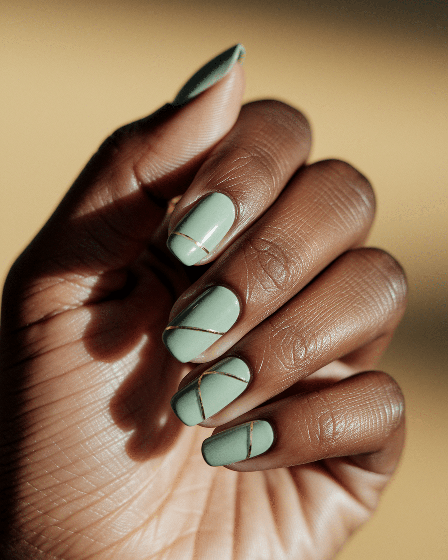 0002_2_a-close-up-photograph-of-a-gracefully-po_I8E-uoPpRVmmX0ZlOynORQ__ecwFnveR4e5lEp67gefvA Best Green Nail Designs for a Trendy Summer Look in 2025