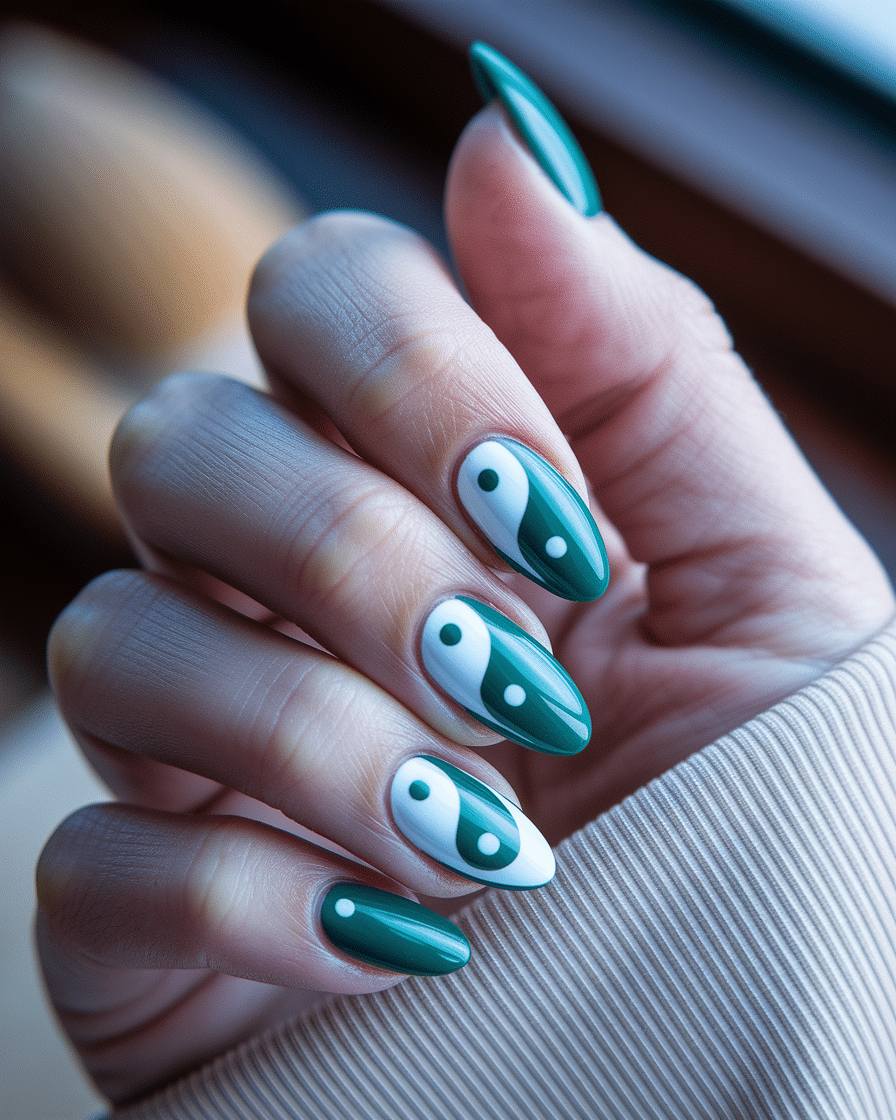 Fresh Green Nail Designs for Spring That Are Perfect for Almond Nails