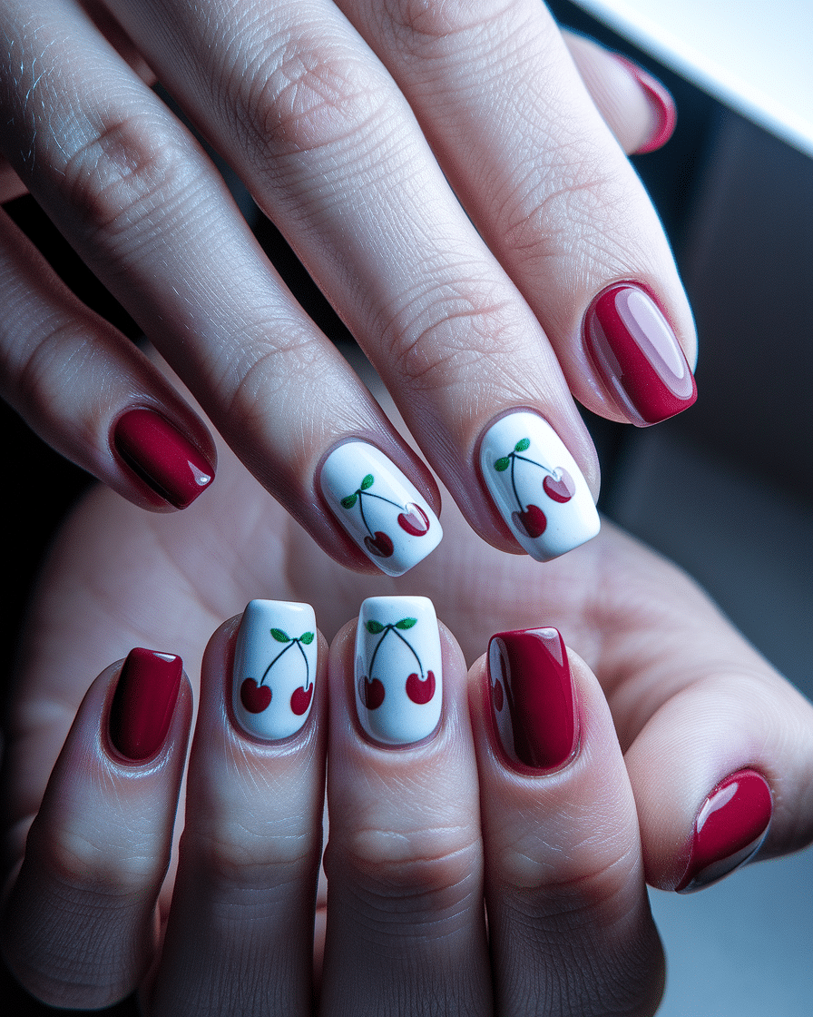 Fresh and Feminine Summer Nail Designs with a Fruity Twist