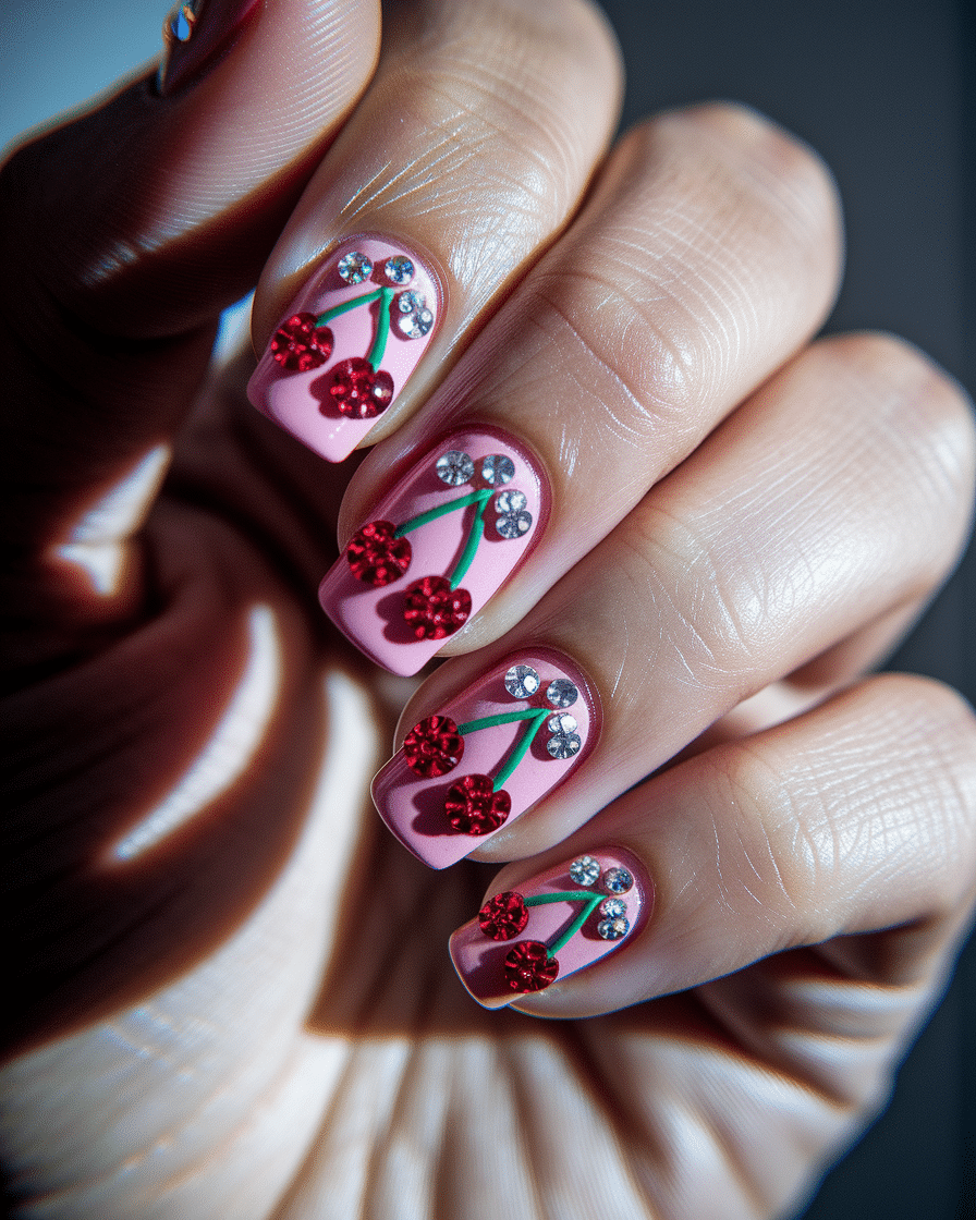 0002_3_a-close-up-photograph-captures-the-intri_8GZT9_iSSBeGdGDbjrs1xg_v6K1RYzYTl2lEaYZO64cXA Sweet and Stylish Nail Art Ideas That Will Add a Fruity Pop to Your Look