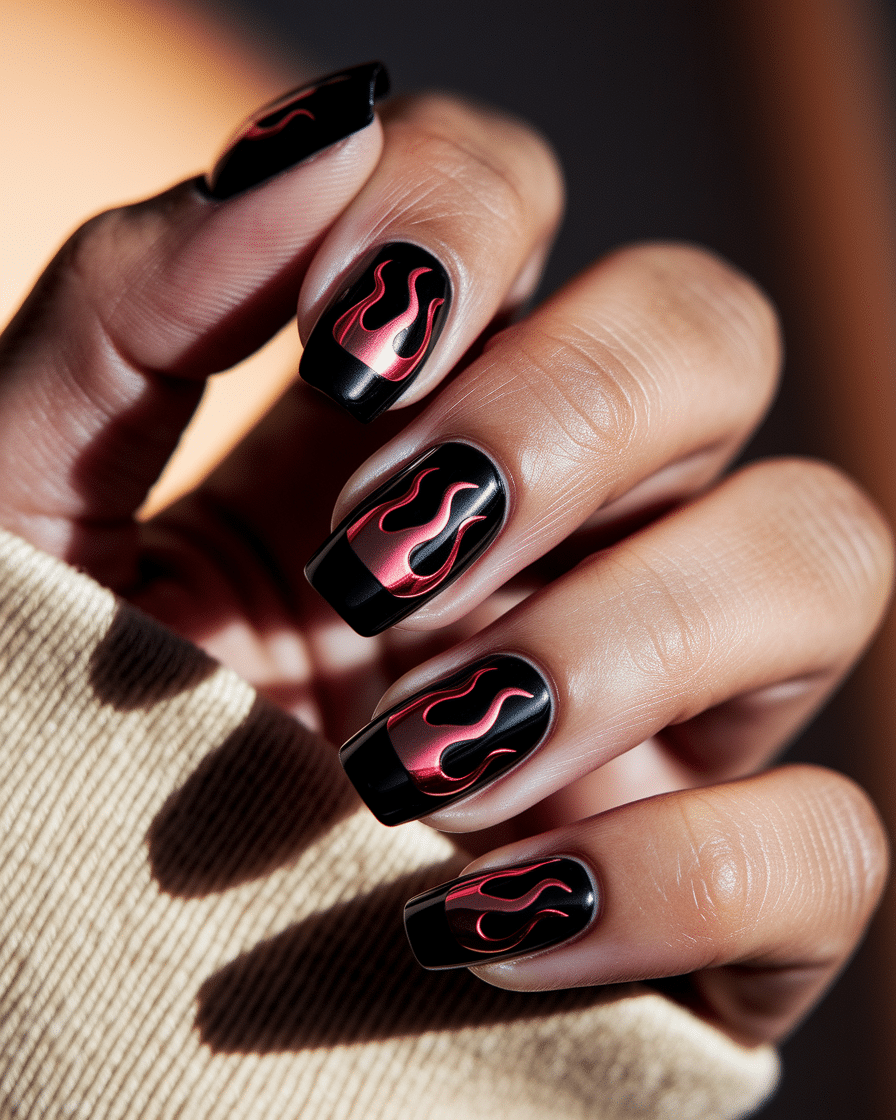0003_2_in-a-close-up-photograph-a-hand-with-ele_DAQBbYYoSbKwE2k3c2cBjQ_1jHpVS1HQLark-e24K9r3A_cover The Ultimate Guide to Bold and Elegant Black Nail Designs