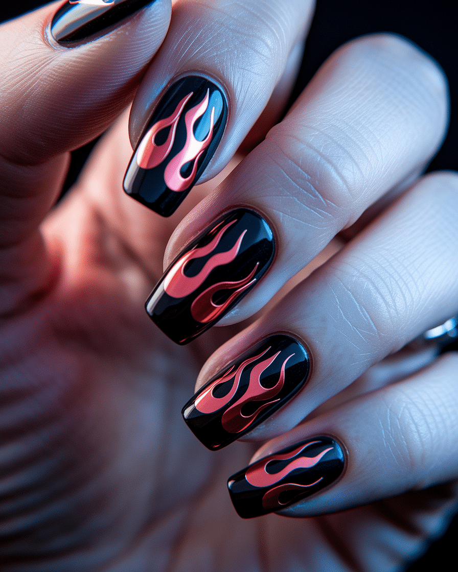 0003_3_a-close-up-photograph-captures-the-intri_SEe_4vVISyi3lf74bWp0kQ_1jHpVS1HQLark-e24K9r3A The Ultimate Guide to Bold and Elegant Black Nail Designs