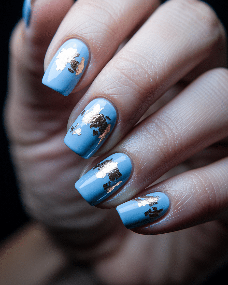 Baby Blue Nail Designs That Capture the Essence of Summer