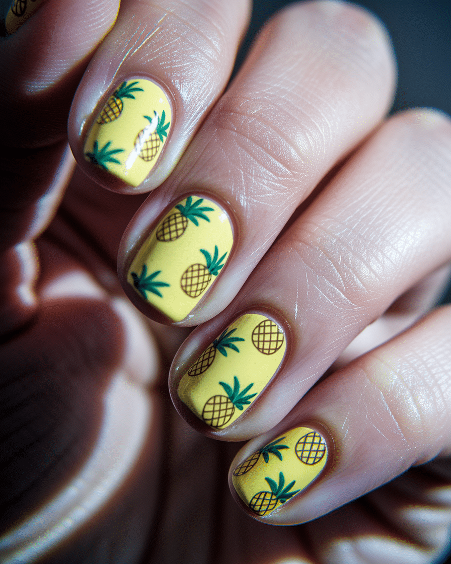 0003_3_a-close-up-photograph-captures-the-intri_igHJ93loRyaOiCpG9WzTjw_knt6IAFgSYuR-REDtNjBMA Bright and Cheerful Nail Designs Perfect for Summer